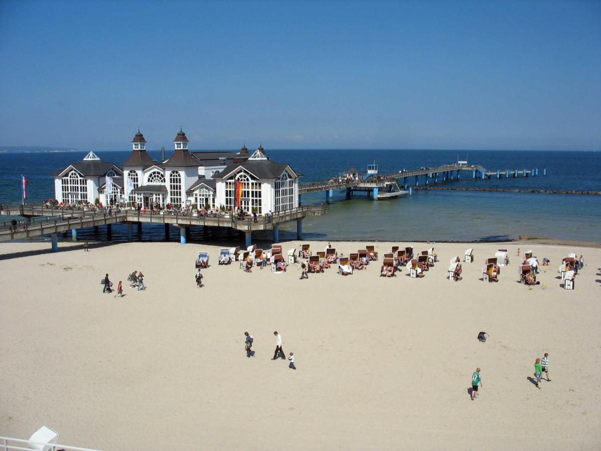 Fewo mit Balkon und Strandkorb  Sellin  Exterior foto